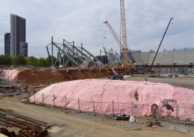 Construction taking place at Sydney Football Stadium (Leandlease and Delta Group project)